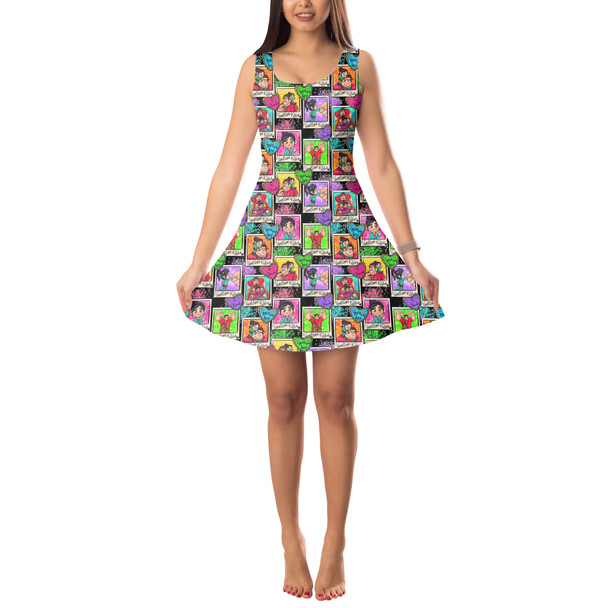 Sleeveless Flared Dress - You're My Hero Wreck It Ralph Inspired