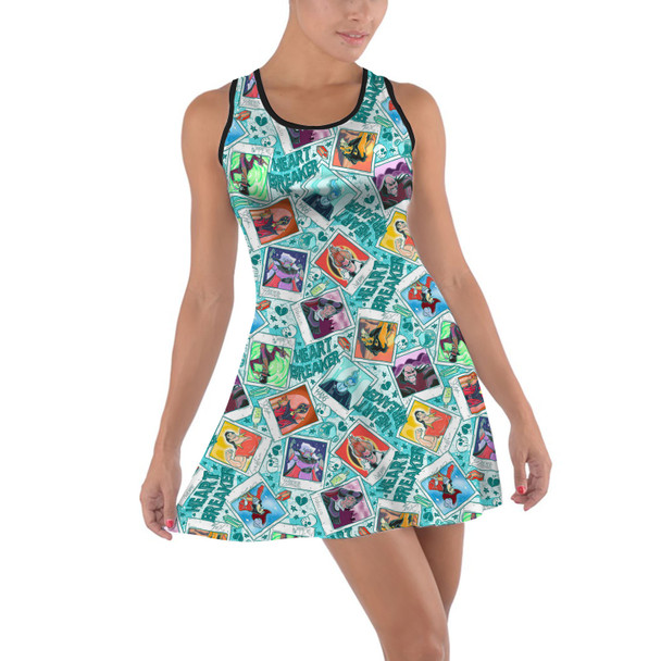 Cotton Racerback Dress - Heartbreaker Villaintine