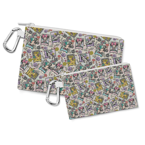 Canvas Zip Pouch - Mouse & Friends Garden Seed Packets