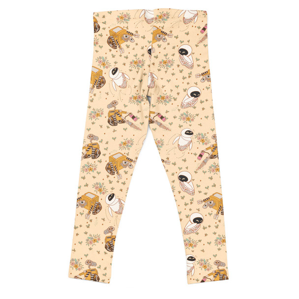 Girls' Leggings - Floral Wall-E and Eve