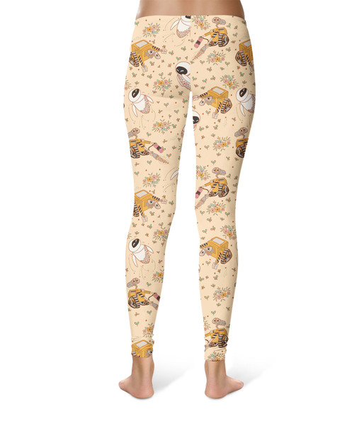 Sport Leggings - Floral Wall-E and Eve