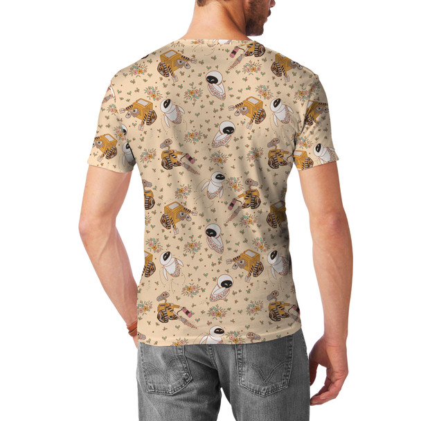 Men's Sport Mesh T-Shirt - Floral Wall-E and Eve