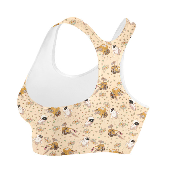 Sports Bra - Floral Wall-E and Eve