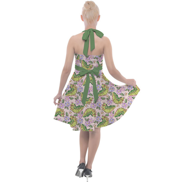 Halter Vintage Style Dress - Floral Heimlich A Bug's Life