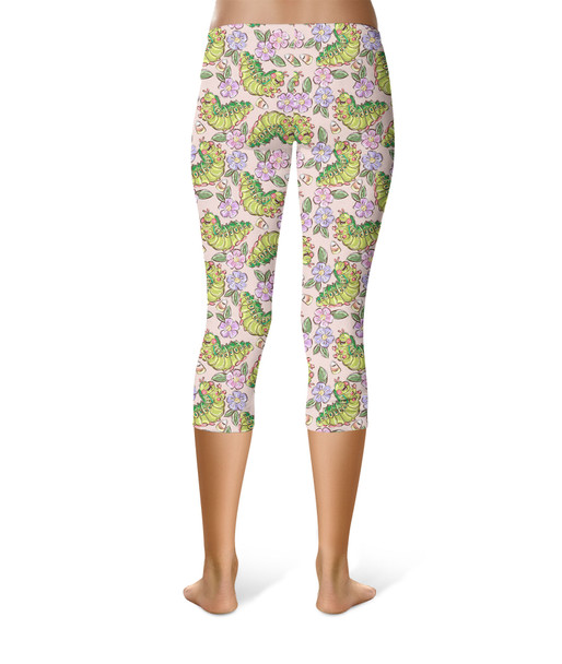 Sport Capri Leggings - Floral Heimlich A Bug's Life