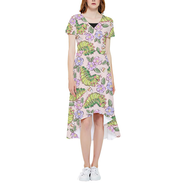 High Low Midi Dress - Floral Heimlich A Bug's Life