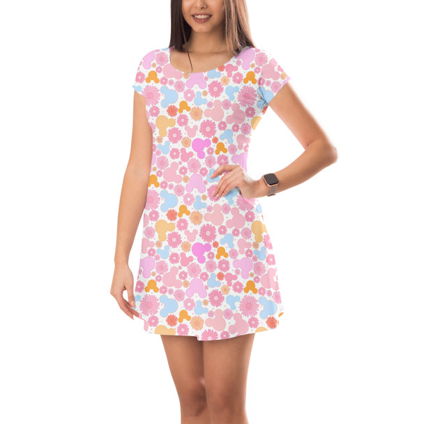 Short Sleeve Dress - Floral Hippie Mouse