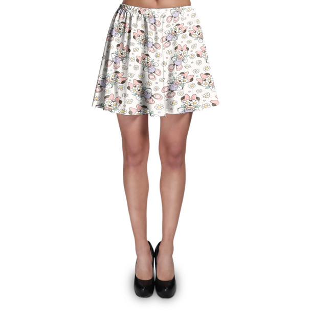 Skater Skirt - Minnie Mouse with Daisies