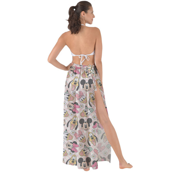 Maxi Sarong Skirt - Spring Mickey and Friends