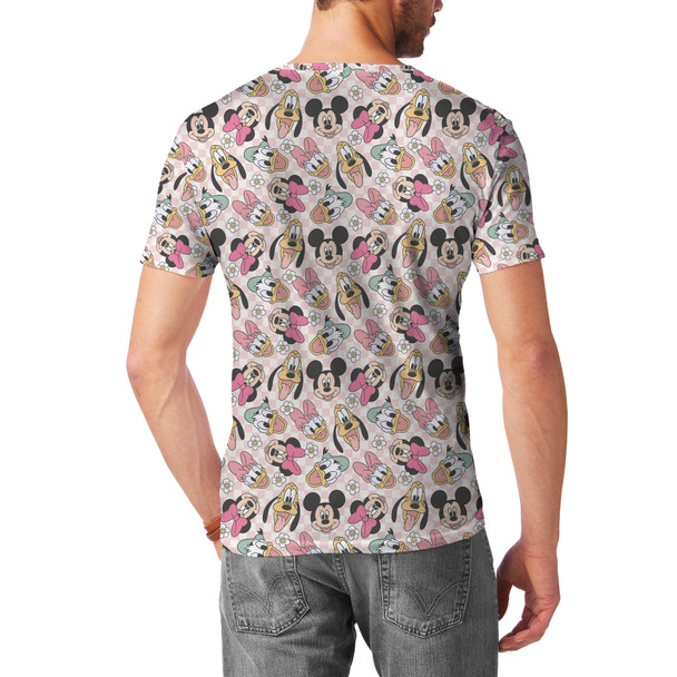 Men's Cotton Blend T-Shirt - Spring Mickey and Friends