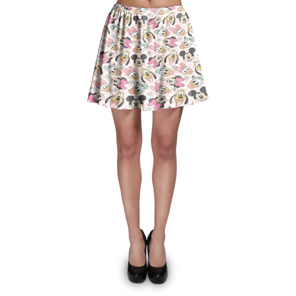 Skater Skirt - Spring Mickey and Friends