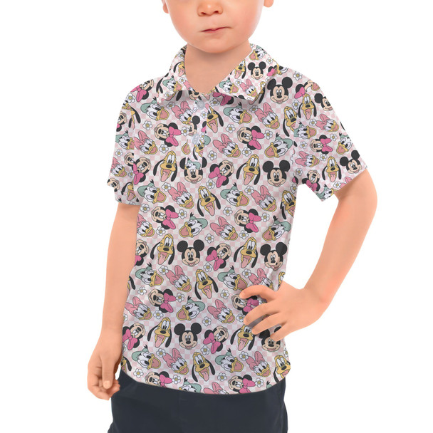 Kids Polo Shirt - Spring Mickey and Friends