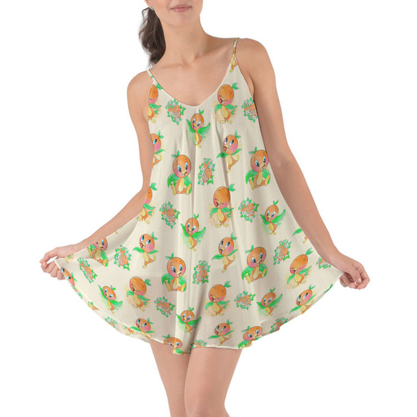 Beach Cover Up Dress - Little Orange Bird