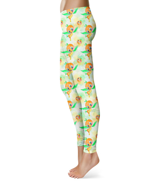 Sport Leggings - Think (Orange) Bird Thoughts