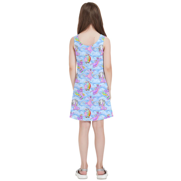 Girls Sleeveless Dress - Imagine with Figment