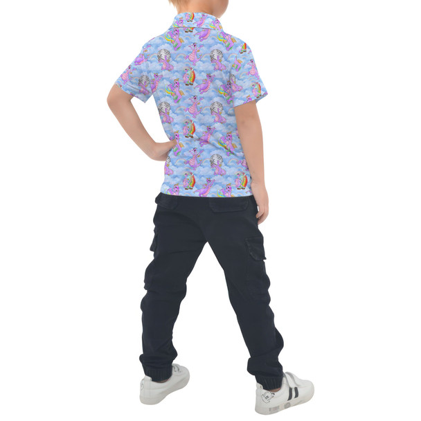 Kids Polo Shirt - Imagine with Figment