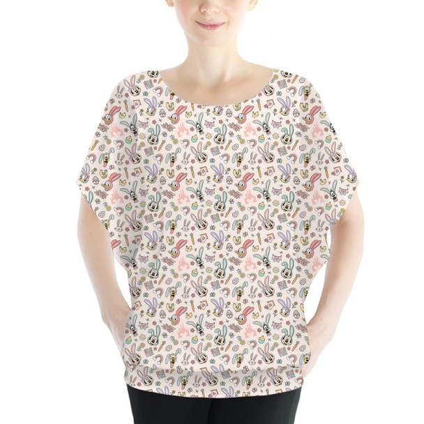 Batwing Chiffon Top - Mickey & Friends Easter Spring Fun