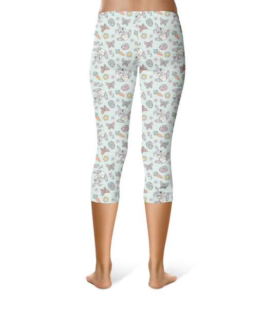 Sport Capri Leggings - Thumper Springtime