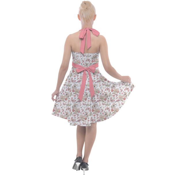 Halter Vintage Style Dress - Miss Bunny Springtime