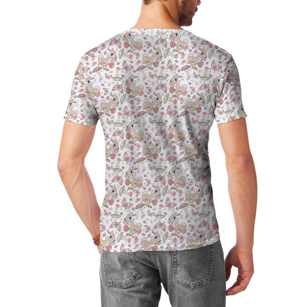 Men's Cotton Blend T-Shirt - Miss Bunny Springtime