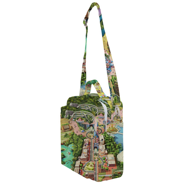 Crossbody Bag - Disneyland Colorful Map