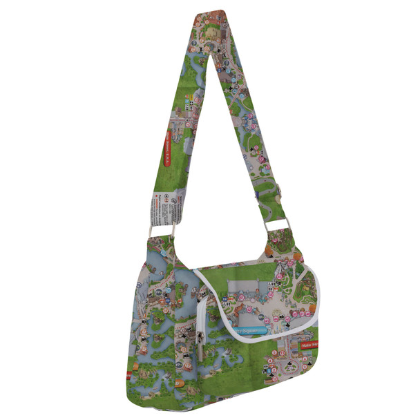 Shoulder Pocket Bag - Magic Kingdom Map