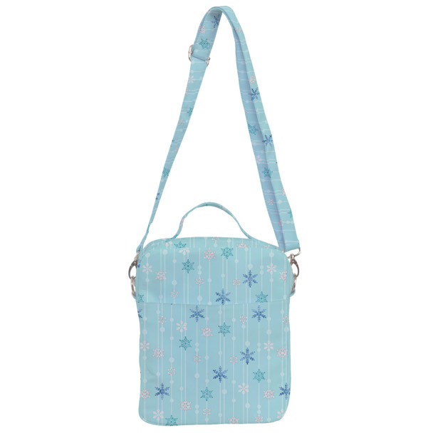 Crossbody Bag - Frozen Ice Queen Snow Flakes