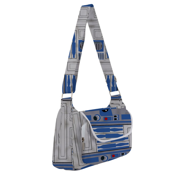 Shoulder Pocket Bag - Little Blue Droid