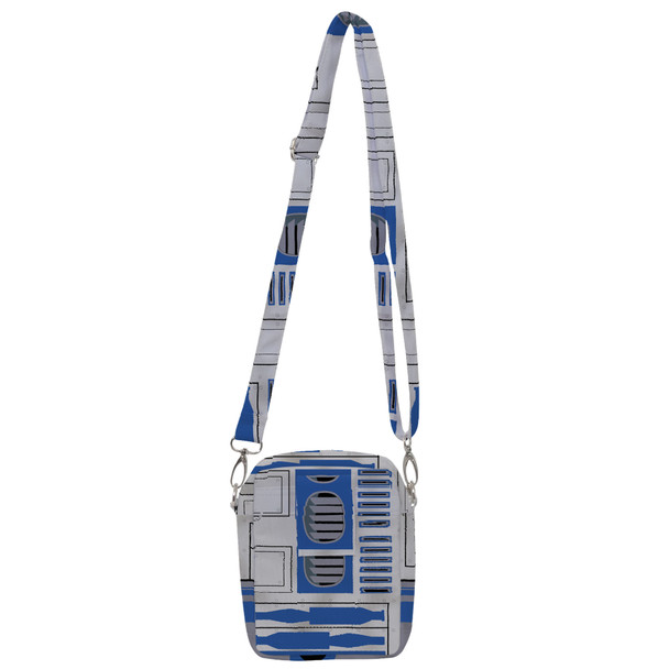 Belt Bag with Shoulder Strap - Little Blue Droid
