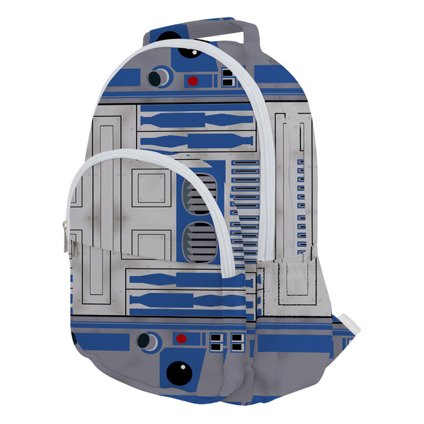 Pocket Backpack - Little Blue Droid