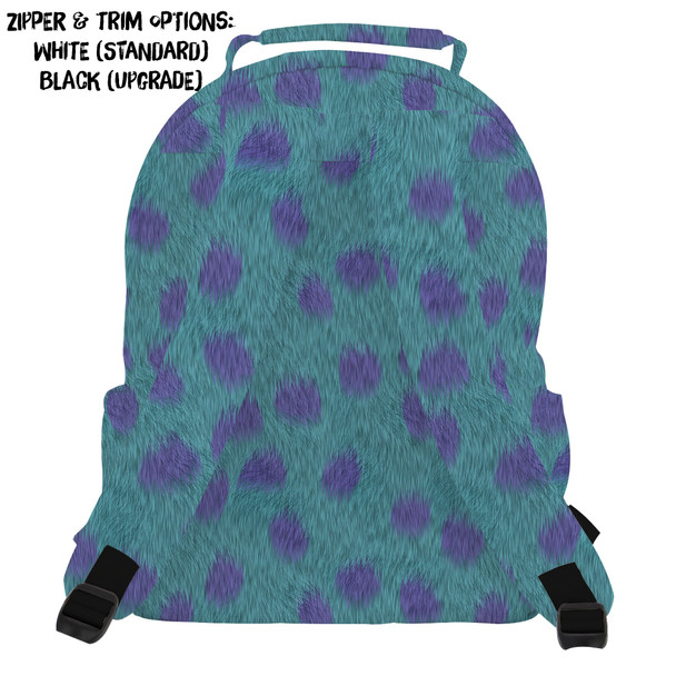 Pocket Backpack - Sully Fur Monsters Inc Inspired