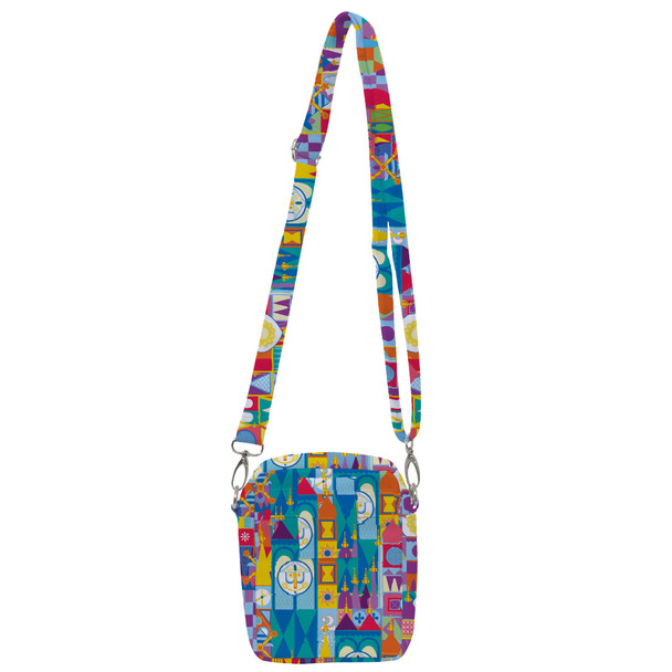 Belt Bag with Shoulder Strap - Its A Small World Disney Parks Inspired