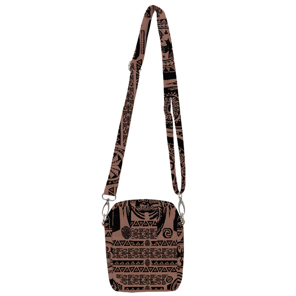 Belt Bag with Shoulder Strap - Maui Tattoos Moana Inspired