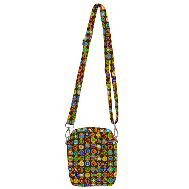 Belt Bag with Shoulder Strap - Wilderness Explorer Badges Up Inspired