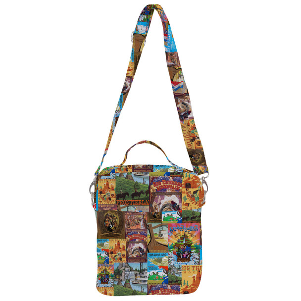 Crossbody Bag - Frontierland Vintage Attraction Posters