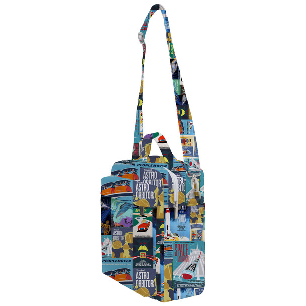 Crossbody Bag - Tomorrowland Vintage Attraction Posters