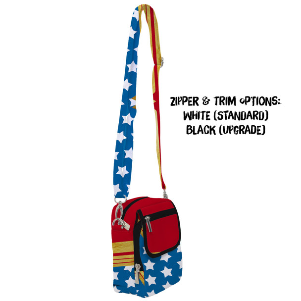 Belt Bag with Shoulder Strap - Wonder Woman Super Hero Inspired