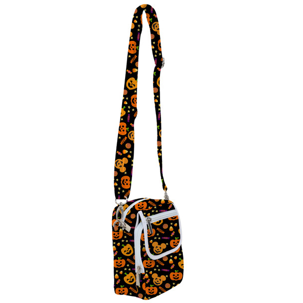 Belt Bag with Shoulder Strap - Halloween Mickey Pumpkins