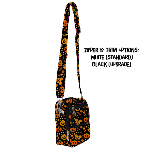 Belt Bag with Shoulder Strap - Halloween Mickey Pumpkins