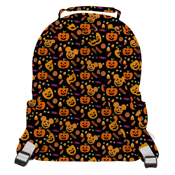 Pocket Backpack - Halloween Mickey Pumpkins