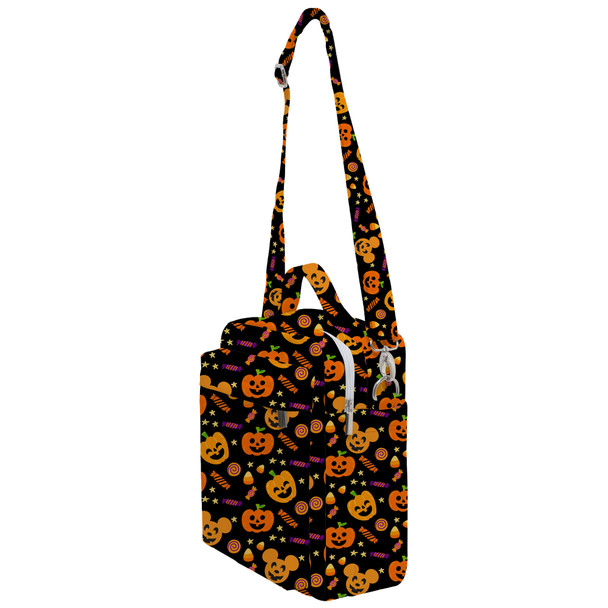 Crossbody Bag - Halloween Mickey Pumpkins