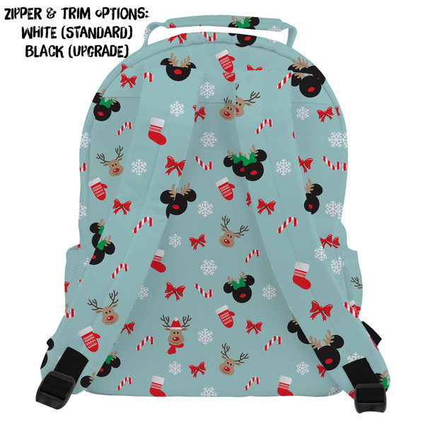 Pocket Backpack - Christmas Mickey & Minnie Reindeers