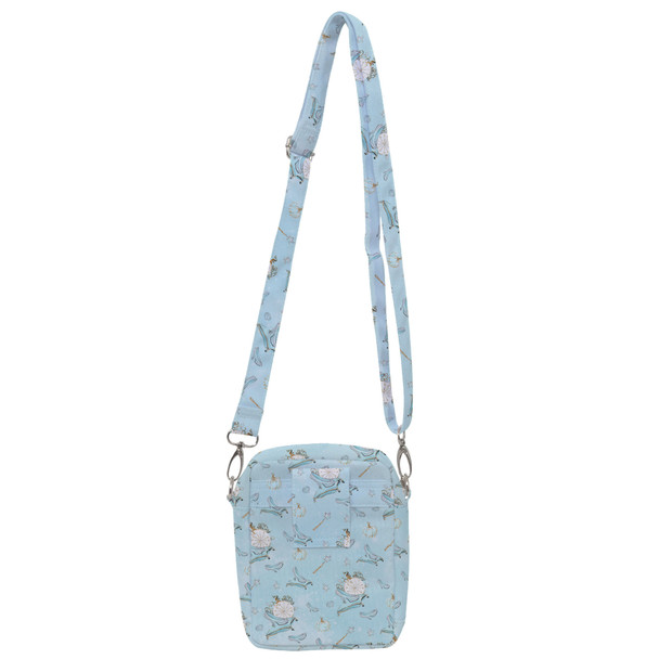 Belt Bag with Shoulder Strap - Glass Slipper Cinderella Inspired