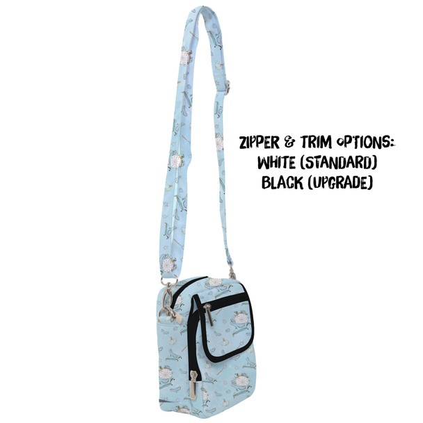 Belt Bag with Shoulder Strap - Glass Slipper Cinderella Inspired