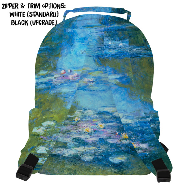 Pocket Backpack - Monet Water Lillies