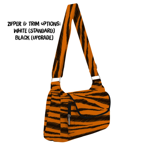 Shoulder Pocket Bag - Tigger Stripes Winnie The Pooh Inspired