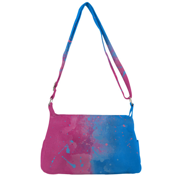 Shoulder Pocket Bag - Pink or Blue Sleeping Beauty Inspired