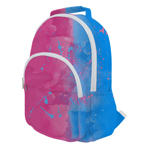 Pocket Backpack - Pink or Blue Sleeping Beauty Inspired