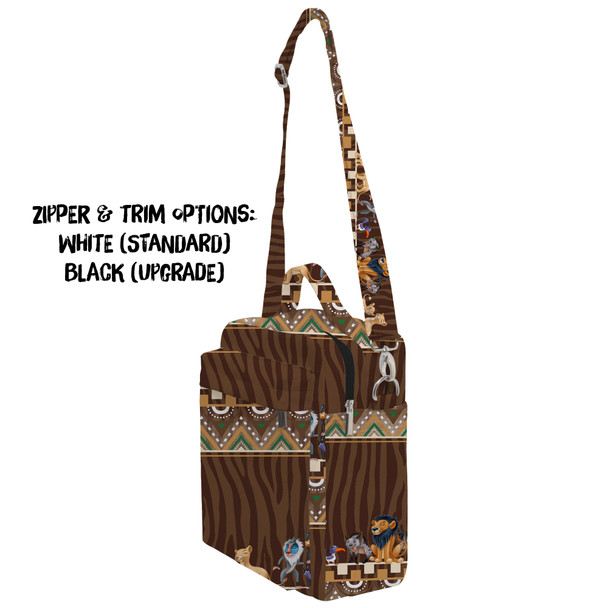 Crossbody Bag - Tribal Stripes Lion King Inspired