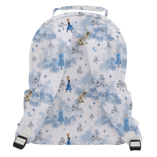 Pocket Backpack - Winter Landscape Frozen Inspired